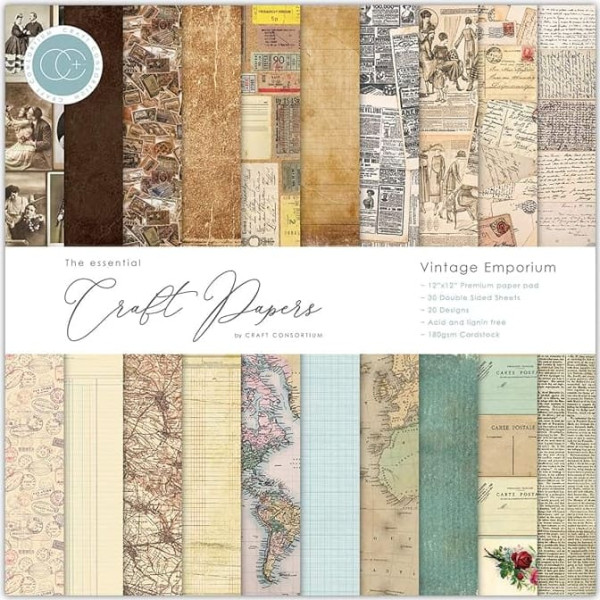Craft Consortium Double-Sided Paper Pad 12