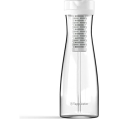 Tappwater PitcherPro SMR Premium Water Filtration - 1.45L Glass Water Jug, Instant Filtration with Additional Essential Minerals, Removes Limescale and +60 Substances, Stylish Design