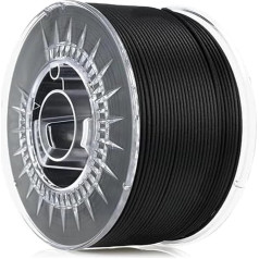 Pink 3D PET-G + 10 CF Filament 1.75 mm for 3D Printers | Printing Materials Light Glossy PETG 3D Printer Filament | 3D Printing Materials Carbon Fibre | Black Spool 1 kg