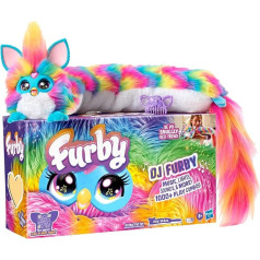 Furby DJ Interactive Plush Toy - Music, Lights & Games - 5 Modes, 1,000+ Game Combos - Speaks English & Furbian - Ages 6+ - No App or Internet Required