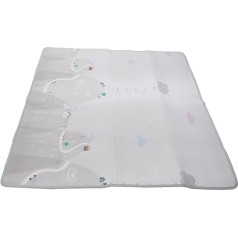 Acouto Krabbel-Spielmatte für Kleinkinder, Doppelseitig, Rutschfest, Leicht zu Reinigen, Spielmatte für Kleinkinder für zu Hause, Doppelseitig, ohne Design, Sicheres Design, Doppelter Rutschschutz