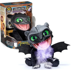 WOW! STUFF HTTYD Toothless Puppetronic by RealFX, Amazing Animatronic Toothless with 1st Edition Certification, Looks Real, Feels and Sounds Real. Over 50 Action and Sound Combinations