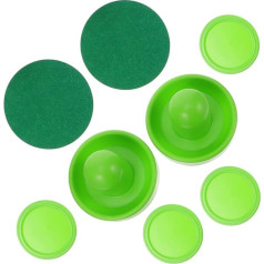 Abaodam Air Hockey Paddle Tischspiel Zubehör für Lufthockey Ergonomische Pusher für Spannende Familien und Partien Filzunterlage