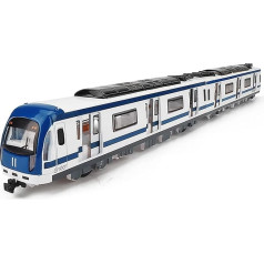 Subway Toy Set, Toy Car Set, Alloy Light Rail Subway, Car Model Toy Play, Train Model Unleash the Fun of City Exploration for Children (Blue)