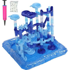 Kugelbahn-Sets, Trichterrutsche, DIY Wasserspiel, Kugelbahn, Labyrinth, Kugelbahn, Bausteine ​​für interaktives Wasserspiel