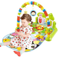 Babyspielraum | Baby-Spielmatte - Waschbare Mattenbezüge Baby-Aktivitäts-Spielmatte, visuell, hörend, berührend, kognitive Entwicklung für Babys bis er