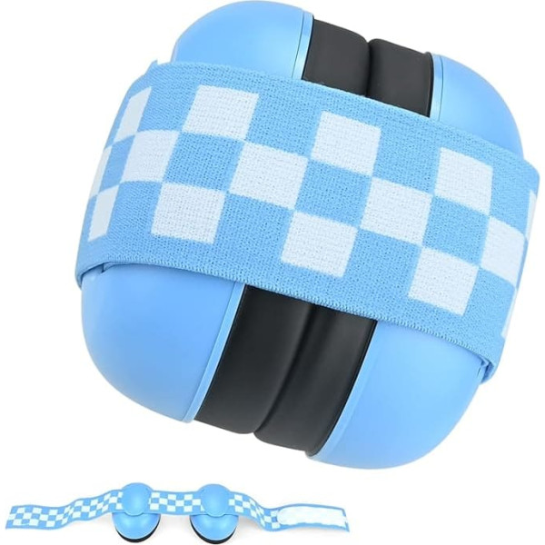 Baby Earmuffs Noise Cancelling for 0 to 18 Months Toddler Baby Soft Adjustable Headband Noise Cancelling Prevent Hearing Damage and Improve Sleep