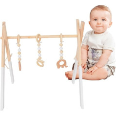 Activity Trimmer for Kids - Gym for Kids with Odourless Wooden Frame | Early Development Toy for Children's Room, Living Room, Centre