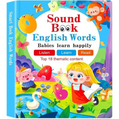 Interactive Electronic Learning Books for Children, Interactive Reading Books for Toddlers, Electronic Sensory Games with Language Learning Function for Children