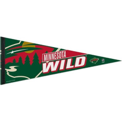 WinCraft NHL 65929014 Minnesota Wild Premium Pennant, 12 x 30-Inch