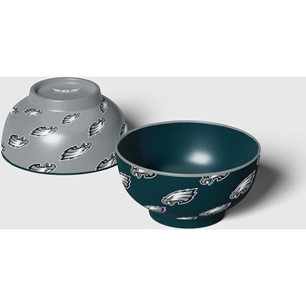 Pegasus Sports NFL Philadelphia Eagles Home and Away Serving Bowls, Set of 2