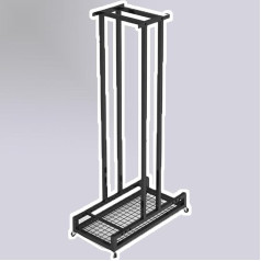 Ski Stands 1 2 3 4 5 6 8 9 10 Pairs Ski Storage Stands for Organisation, Ski Storage Rack Freestanding, Ski Board Stand for Garage/Basement, Longboard Carrier