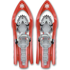 INOOK Freestep Snow Shoes I Snow Shoes with Climbing Aid I EU 35-47 I Snow Shoe Set with Practical Snow Shoes Carry Bag I Individually Adjustable Size and Many Patented Functions