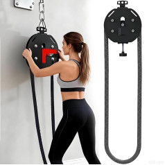 Endlosseiltrainer, Widerstandsgerät, Suspension-Endlosseil-System, Tragbarer Kabel-Endlosseiltrainer, Verstellbare Trizepsseilbefestigung, 330Lb TragfäHigkeit, 30Kg Maximaler Widerstand