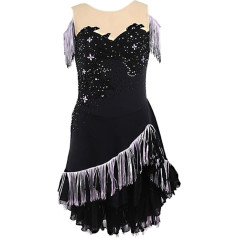 Eiskunstlauf Kleid Spitze Quaste Mädchen Frauen Erwachsenen Leistung Wettbewerb Prüfungsrock Custom Style Und Größe