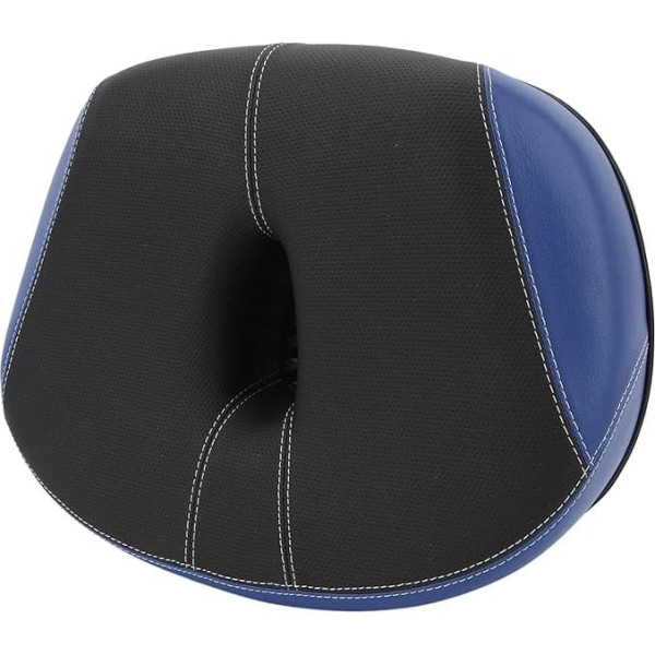 Noseless Wide Bicycle Seat Replacement Thickened Hollow Shock Absorbing Bicycle Saddle for Men and Women Mountain Biking in the City (BLUE)