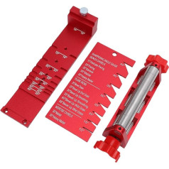 Chisel Sharpening Tube, Wood Puller Guide for Wood Chisels and Planers, Chisel Sharpening Set with Angle Device and Protractor, from 10° to 45°
