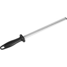 Knife Sharpener Rod, 600# 12 Inch Electroplated Diamond Portable Knife Honing Rod Kitchen Sharpening Stick with Plastic Handle for Kitchen