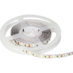 LED apgaismojuma sloksne mēbeļu un sauso telpu dekorēšanai, 5 m garumā, 60 LED/m, 12V padeve, jebkura gaismas krāsa vai balta gaisma no siltas caur neitrālu līdz aukstai gaismai