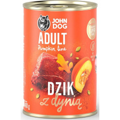 John Dog ķirbis pieaugušajiem mežacūkas ar ķirbi 400g