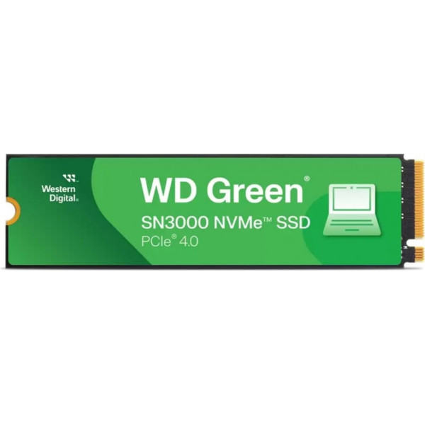 ssd zaļš 500gb m.2 2280 sn3000 nvme pcie4.0 disks