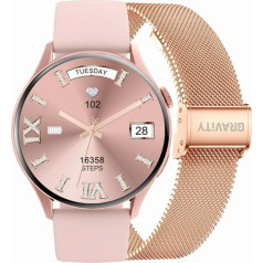 Viedpulkstenis Gravity Pink Gold siksniņa + aproce GT11-5 / N/A