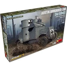 Mini Art 39010 1:35 Austin Spähpanzer 3Ser. German Inter- Faithful Replica, Model Building, Plastic Kit, Crafts, Hobby, Gluing, Model Kit, Assembly, Unpainted
