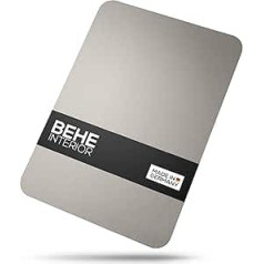 BEHE - 100% Titanium Chopping Board (21 x 30 cm) - Made in Germany, Hygienic Chopping Board, Titanium Cutting Board, Non-Slip for the Kitchen, Food-Safe, Antibacterial and BPA Free (Without Handle)