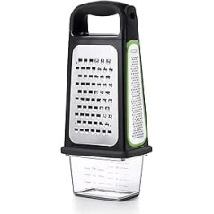 OXO Good Grips Square Grater with Removable Etched Stainless Steel Zester