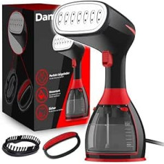 Retoo Steamer Steamer 1500W Large 280ml Tank Steam Iron with Brush Attachment Auto Shut-Off Refreshes and Eliminates Odors Compact and Lightweight