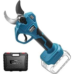Battery Pruning Shears for Makita BL-18V, 40 mm Electric Garden Shears, Max Opening 65 mm Battery Scissors with Brushless Motor, LCD Display, Tree Pruning Shears (No Battery)