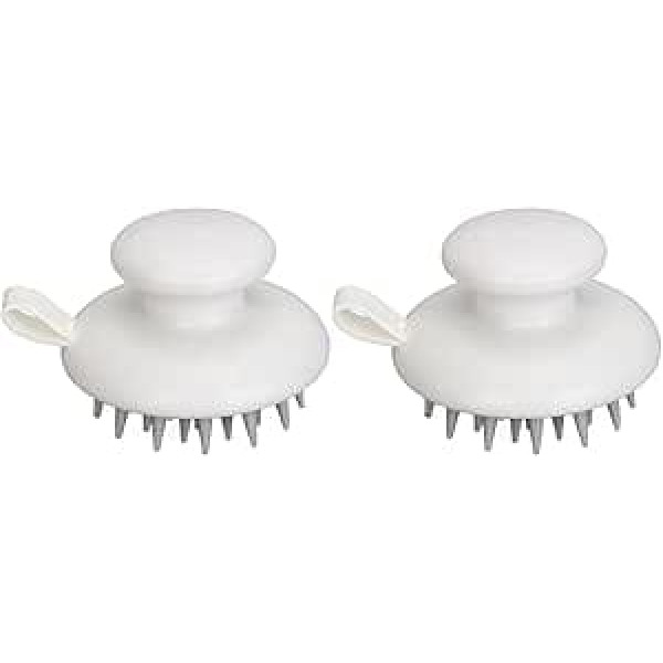 Vivinin Kopfhaut-Massagegerät, 3er-Pack, Weiches Silikon-Haarmassagegerät Zur Schuppenentfernung, Haarwachstum. Ideales Geschenk, Integriertes Design