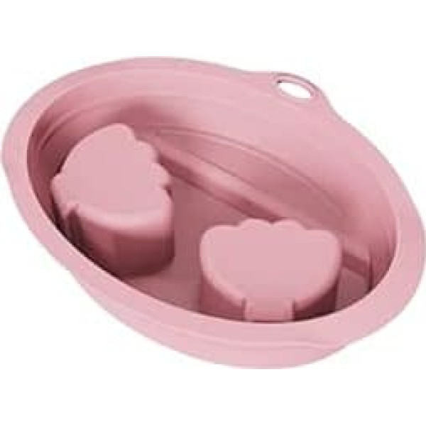 Soaking Bowl Silicone Remover Soak-Off 24 x 16 x 7.6 x 7.6 cm Professional Reusable for Home Salon Travel Nail Care
