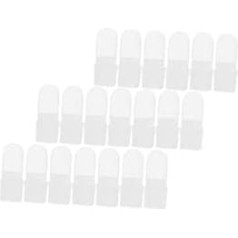 30 Stück Nagellack Lackschutz aus Langlebigem Kunststoff mit Schutzkappen Leicht und Kompakt für Maniküre Nagelkunst Zuhause und Salon