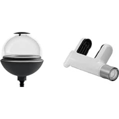 Gardena ClickUp! 11410-20 Lantern with Adjustable Rotation and Height Adjustable, Combinable & ClickUp! Balcony Mount: Universal Holder for All ClickUp! Products, Easy to Use
