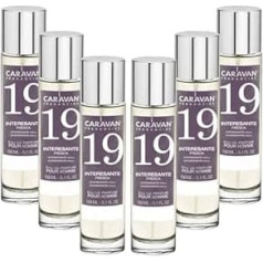 Set of 6 x 150ml Caravan Perfume for Men No.19