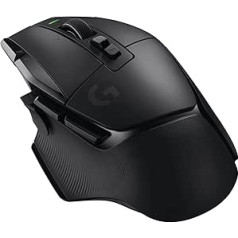 Logitech G 502 X Lightspeed Souris Gaming Sans Fil - Souris Optique Avec boutons optiques-mécaniques hybrid Lightforce, Capteur Gaming Hero 25K, compatible PC - macOS/Windows - black