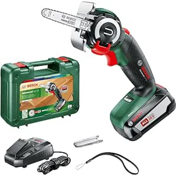 Bosch NanoBlade AdvancedCut 18 Cordless Saw (1 x Battery, NanoBlade Technology, 18 V System, in Cardboard Box)