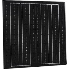 LiebeWH Solardach-Lüftungskanalventilator, Hocheffizient, Solarbetrieben, 15 W, IP68, Wasserdicht, für Wintergärten, Lagerhäuser, 110 Mm, 160 Mm