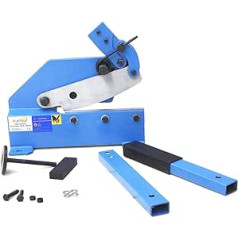 KATSU 200mm Manual Plate Flat Metal Sheet Steel Shears Shears Industrial Precise Cutting Metal Cutter Rod Plate Shear Cuts Sheet Rebar Round Bearing