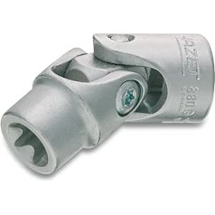 HAZET 880G-E8 43 mm E 8 Torx Profile Socket - Chrome-Plated/Polished