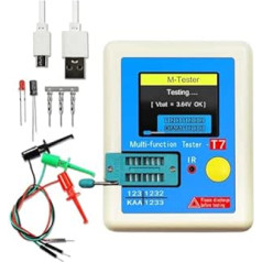ESR LCR-T7 Transistortester – TFT-Farbdisplay mit automatischer Erkennung for Widerstand, Kondensator und MOS