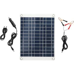 15 W 12 V 3 Type Connection Solar Panel Solar Battery Charging Kit for Outdoor Travel