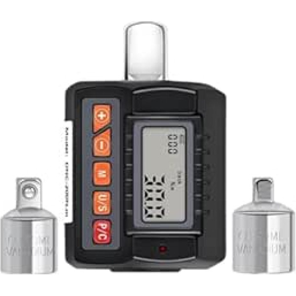 Torque Tester, 1/2 Inch Digital Torque Meter, High Accuracy, 200 Nm, Adjustable Electronic Torque Tester, Professional Repair Tools for Torque Wrenches (200N.m)