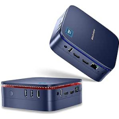 Blackview Mini PC Windows 11 Pro Mini PC 16GB RAM + 1TB M.2 SSD Mini Desktop PC Intel 11th Generation N5095 Wi-Fi Dual Band BT 4.2 HDMI 2.0 4K UHD (Blue) MP60-12