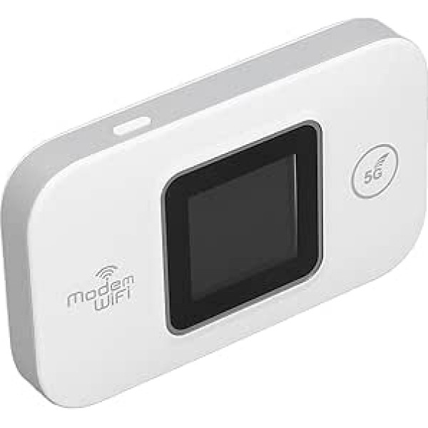 Portable Travel Hotspot, 4G LTE WiFi Modem Unlocked, Portable 5G 4G Router for Mobile Phones and Laptops