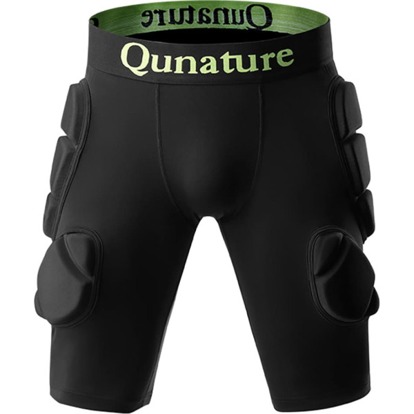 Qunature Gurnu aizsargi šorti slēpošanas snovborda skrituļslidas Advanced XL izmērs - melni