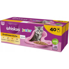 mitrā kaķu barība gal junior putnu 40x85g