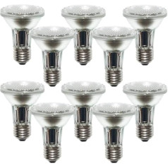 NCC-Licht 10 x Reflektor PAR20 35W E27 230V Strahler warmweiß dimmbar Flood 30°