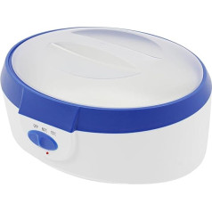 2300 ml Paraffin Baths Paraffin Bath for Hands and Feet, Electric Wax Melter with Insulation Mesh and Cover for Beauty Treatments, 30 x 23 x 17 cm (Blue)
